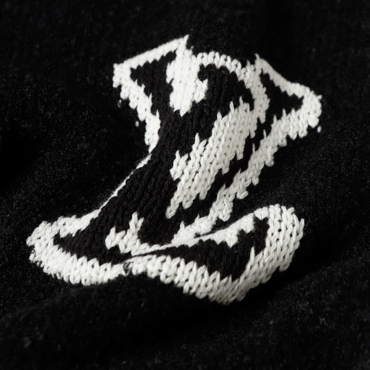 Pull en Maille Intarsia